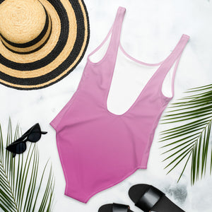 Hello, Summer! One-Piece Swimsuit in Berry Ombré