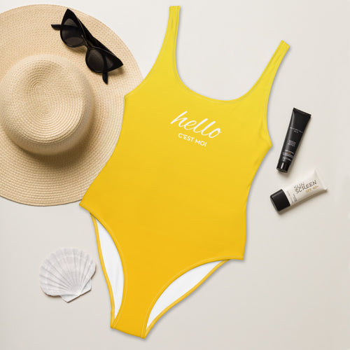 Hello, Summer! One-Piece Swimsuit in Sunshine Ombré