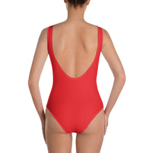 Load image into Gallery viewer, Signature One-Piece Swimsuit in Red-Red