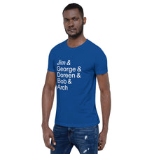 Load image into Gallery viewer, Laughter in a Newsroom Unisex Tee