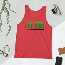 Load image into Gallery viewer, Freedom Juneteenth Unisex Tank Top