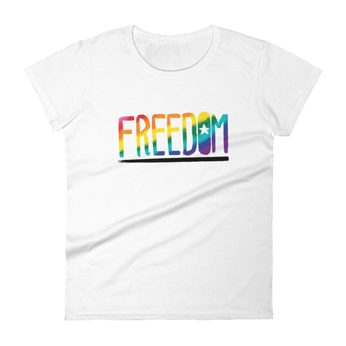 Freedom Pride Throwback Women's T-shirt